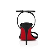 Chrisitain Louboutin Loubigirl 85 mm Strappy sandals - Nappa leather - Black  - 3