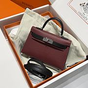 Hermes Mini Kelly 19cm Epsom Leather in 8 colors - 5