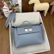 	 Hermes Beton Evercolor Blue Bag 21cm - 2