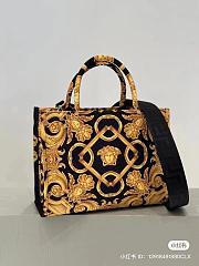 Versace Medusa Small Canvas Tote Bag - 27x22x10cm - 2