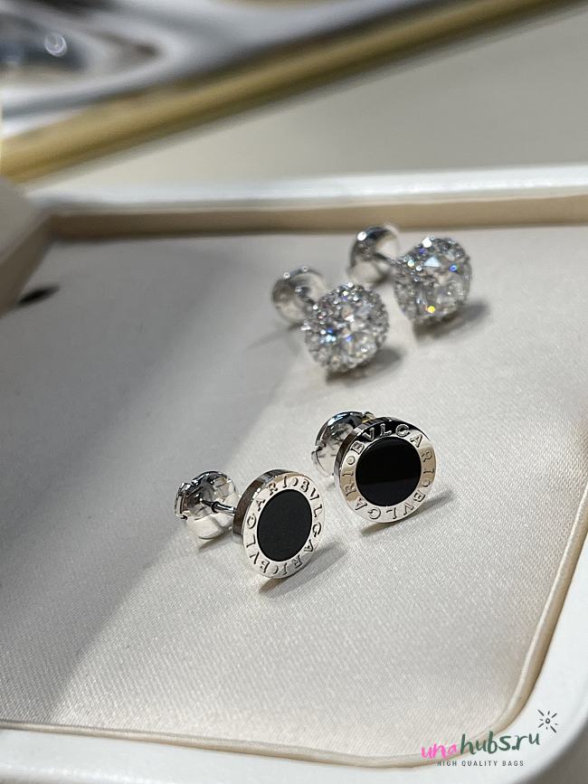 Bvlgari Onyx Bvlgari Bvlgari Cufflinks Earrings - 1