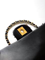 CHANEL Sequin Mini Rectangular Flap Yellow Black 20cm - 3