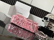 Chanel Classic Flap Bag Mini In Pink 20x15x7cm - 2