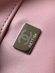 Chanel Classic Flap Bag Mini In Pink 20x15x7cm - 6