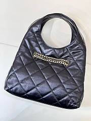 Chanel Hobo In Black Lambskin Tote - 25-20-13cm - 6