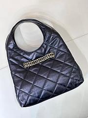 Chanel Hobo In Black Lambskin Tote - 25-20-13cm - 3