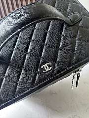 Chanel Vanity in Black Caviar Bag -  25*16*18cm - 6