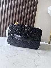 Chanel Vanity in Black Caviar Bag -  25*16*18cm - 4