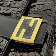 	 Fendi Baguette Sequins Black - 27/7/13cm - 6