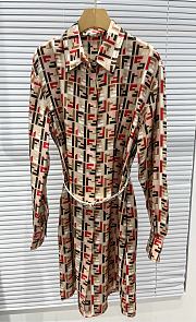 Fendi Dress Silk Beige - 2