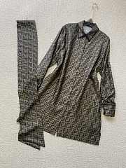 Fendi Ff Monogram Dress Silk - 2