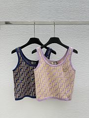 Fendi Women Tank Top FF Logo - 1