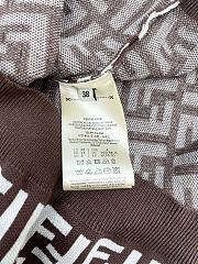 Fendi FF Brown Mini Long Dress - 2