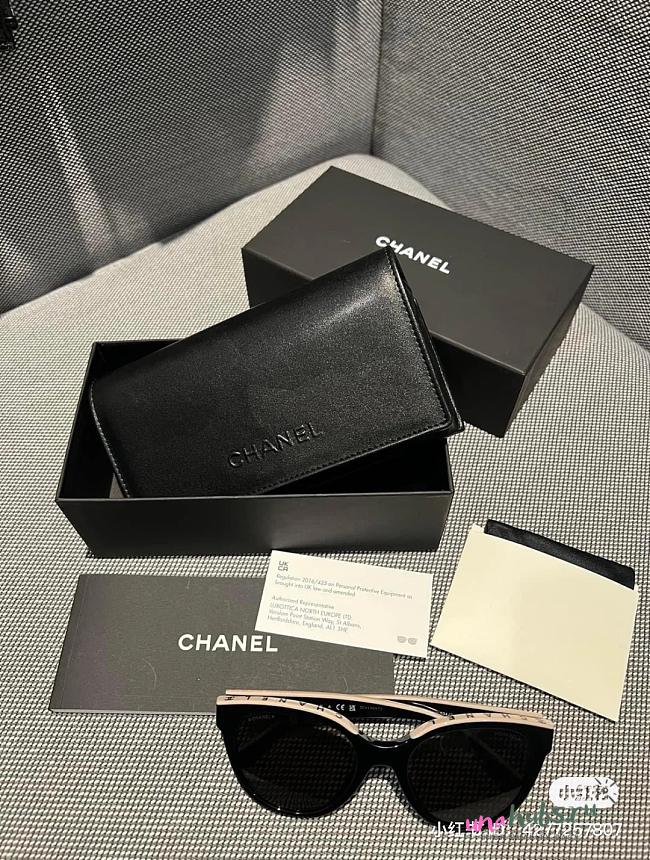 Chanel Black Butterfly Sunglasses - 1