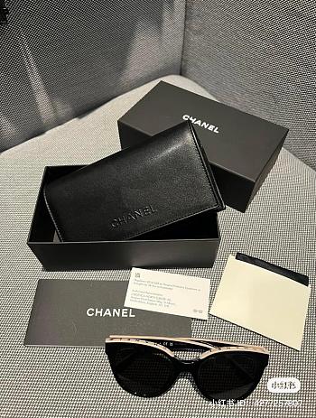 Chanel Black Butterfly Sunglasses