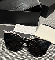 Chanel Black Butterfly Sunglasses - 3