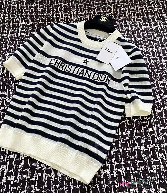 Dior Dioriviera Marinière Short-Sleeved Sweater  - 1