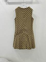Gucci GG canvas dress in brown and beige - 5