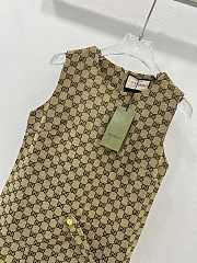Gucci GG canvas dress in brown and beige - 2