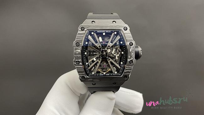 Richard Mille Watch Grey Carbon Fiber Case - 1