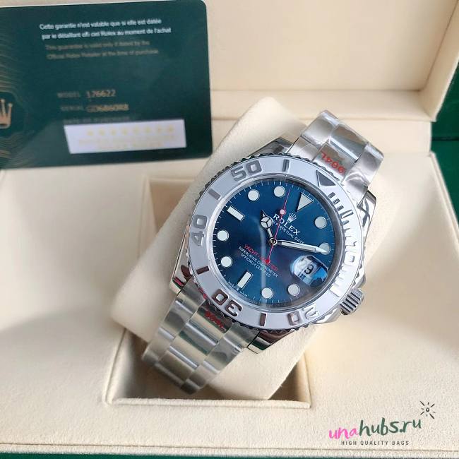 Rolex Yacht-Master 40mm 116622 Blue Visit Dial Steel Platinum  - 1