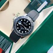 Rolex Silver Yacht-Master Oysterflex Strap 40mm - 4