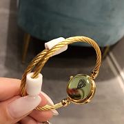 Gucci White Mother Of Pearl Yellow Gold Tone Stainless Steel Watch - 6