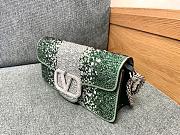 Valentino Garavani Locò Crystal Embellished Beaded Shoulder Bag - 27x13x6cm  - 4
