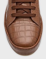 Giuseppe Zanotti Brazileiro Croc-Effect Leather Low-Top Sneakers - 2