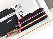 Chanel Sequins Stripes Flap Bag - 14* 20*8cm - 6