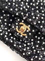 Chanel Flap Bag Sequins & Pearl 20cm - 3