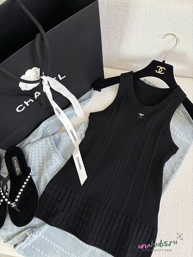 Chanel CC Logo Tank Top - 1