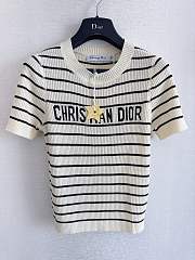 Dior Dioriviera Cropped Short-Sleeved Sweater - 1