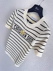 Dior Dioriviera Cropped Short-Sleeved Sweater - 4