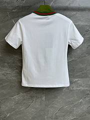 Gucci New 70s printed cotton jersey T-shirt in white - 4