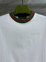 Gucci New 70s printed cotton jersey T-shirt in white - 3