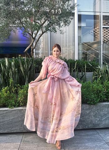 Zimmermann Dawning Ruffle Maxi Dress 