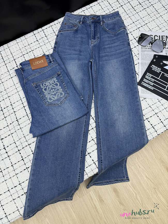 Loewe Women Blue Jeans - 1