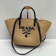 	 Prada logo-appliqué interwoven Tote Bag 02 - 1