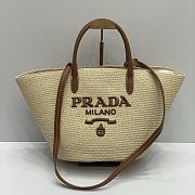 	 Prada logo-appliqué interwoven Tote Bag 03 - 1