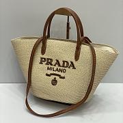 	 Prada logo-appliqué interwoven Tote Bag 03 - 5