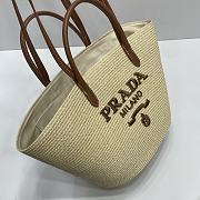 	 Prada logo-appliqué interwoven Tote Bag 03 - 4