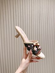 Louis Vuitton x TM Leather Monogram Sandals - 4