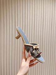 	 Louis Vuitton Denim Monogram in Blue Sandals - 2