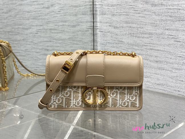 Dior 30 Montaigne Bag Beige Color - 21*6*12cm - 1