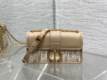 Dior 30 Montaigne Bag Beige Color - 21*6*12cm