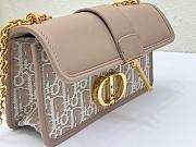 Dior 30 Montaigne Bag Beige Color - 21*6*12cm - 5