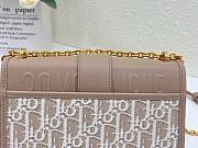 	 Dior 30 Montaigne Bag Nude Color - 21*6*12cm - 5