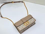 	 Dior 30 Montaigne Bag Nude Color - 21*6*12cm - 6