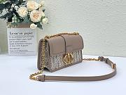 	 Dior 30 Montaigne Bag Nude Color - 21*6*12cm - 3